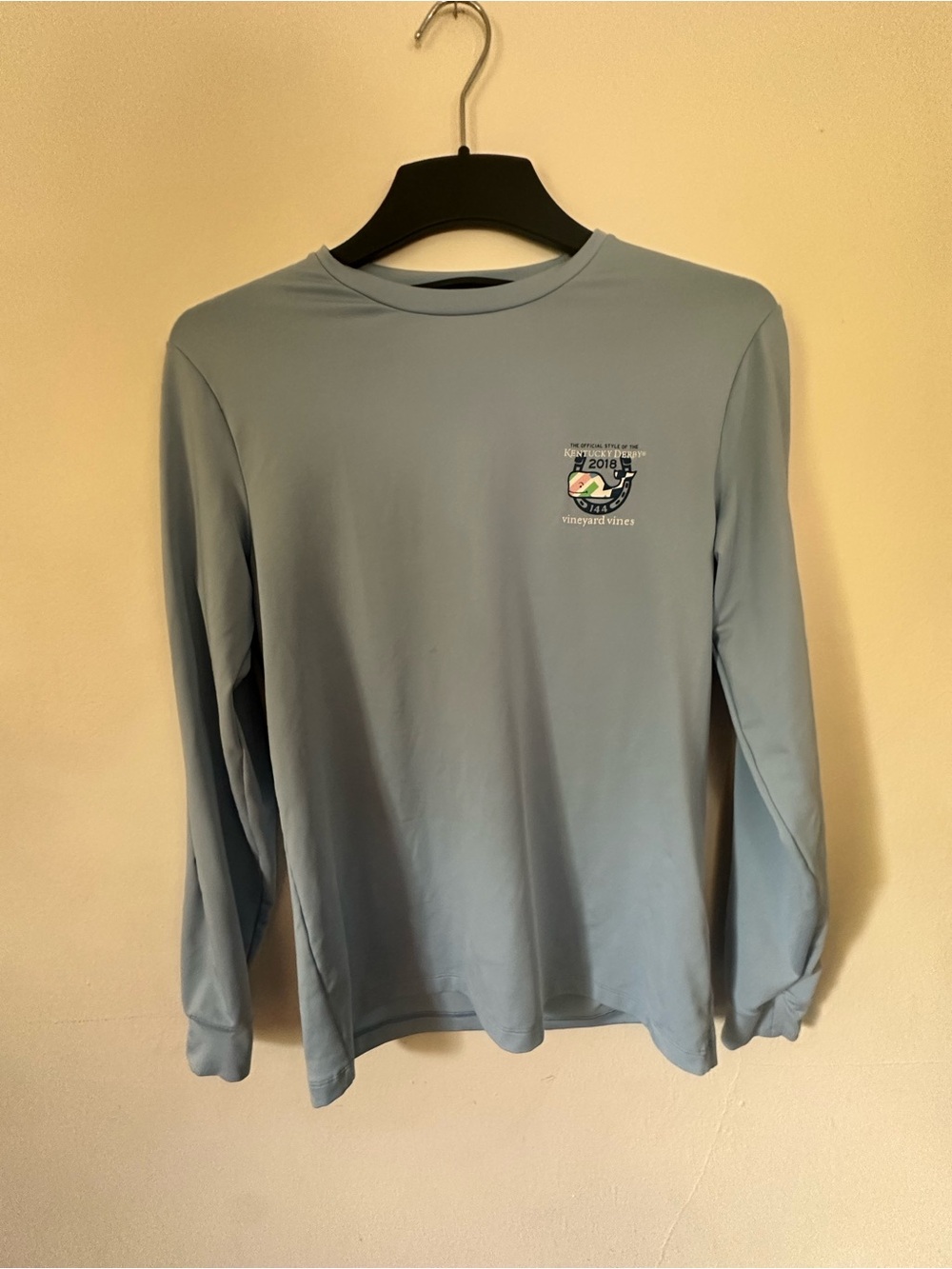 Vineyard Vines Light Blue Long Sleeve Performance Shirt